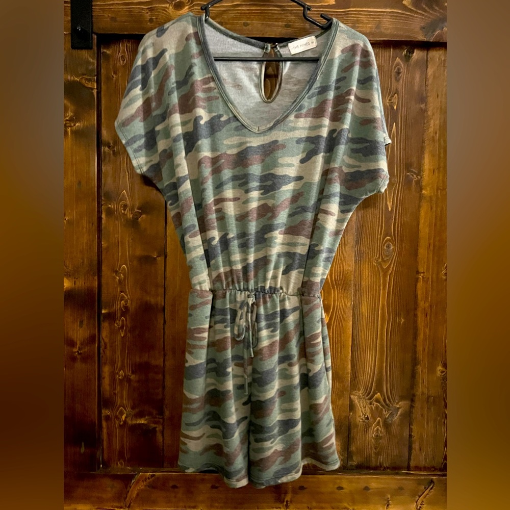 Womens camo romper